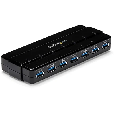 Image of StarTech.com 7 Port USB 3.0 Hub Up To 5 Gbps x Universal Multi Extender for Your Desktop Powered (ST7300USB3B)