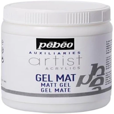 Image of Pebeo 250 ml Matt Gel, Transparent