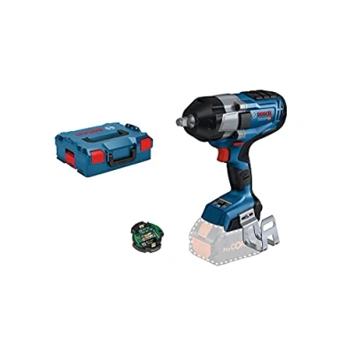 Image of Bosch Professional BITURBO GDS 18V 1000 C cordless impact driver (1000 Nm tightening torque, 1600 breakaway excl. rechargeable batteries + charger, incl. connectivity module, in L BOXX 136)