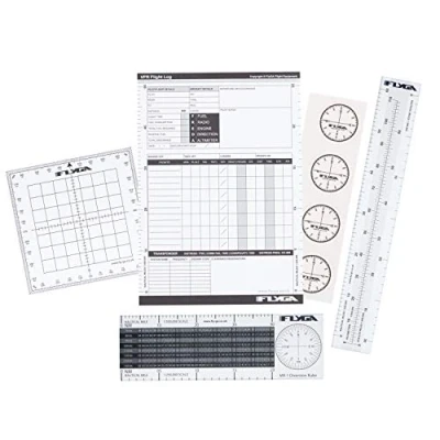 Image of FlyGA Flight Navigation Set (Aviation Starter Kit) For PPL(A), LAPL, PPL(H) &amp; CPL Student Pilots