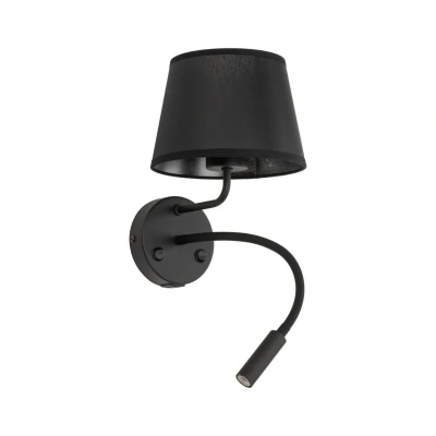 Image of Maja USB Reading Wall Light Black 2xE27, G9