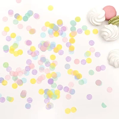 Image of Pastel Tissue Paper Confetti Pack Birthdays, Weddings, Baby Showers, Parties