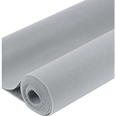 Image of Self Adhesive Velvet Flock Backing Paper Liner for Jewelry Drawer Craft Fabric Peel and Stick Black, Soft DIY 17.7&quot; x 117&quot; (Grey)
