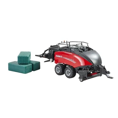 Image of Britains Case Large Baler LB434 XL Model 1:32 Scale Diecast Metal and Plastic Tractor Toy Child&#039;s Farm Toys for Indoors Outdoors 3+ Year Old Boys Girls