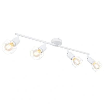 Image of Xara I Ceiling Spotlight Bar White 4x E14