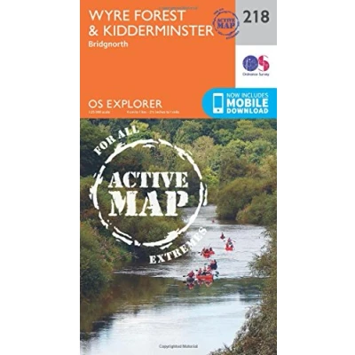 Image of Explorer Active 218 Kidderminster &amp; Wyre Forest Map With Digital Version