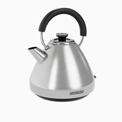 Image of Morphy Richards 100130 Venture Pyramid Kettle Brushed Stainless Steel 1.5L