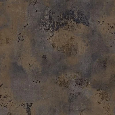 Image of Grandeco Galvanised Metallic Textured Plaster Plum Wallpaper