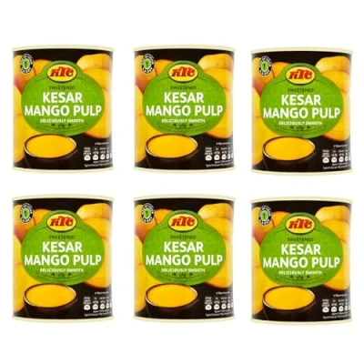 Image of KTC Kesar Mango Pulp Tin 850g (Pack of 6)