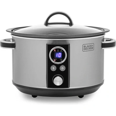 Image of Black + Decker 6.5 Litre Digital Slow Cooker