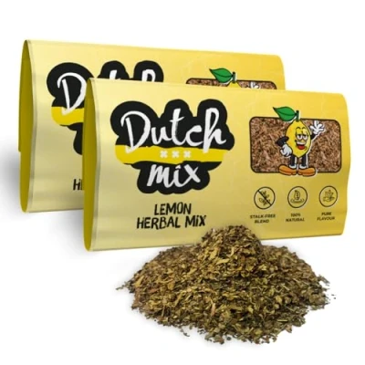 Image of Dutch Mix Lemon Stalk free &amp; Natural 100g Quality Herbal Amsterdam as used in Coffee Shops