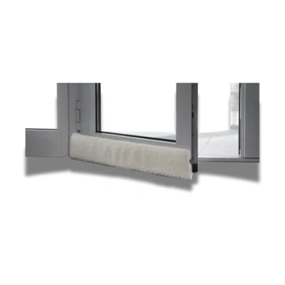 Image of K. &amp; N. Schurwolle 550 New Wool Draught Excluder for Doors 90 cm Natural