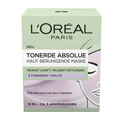 Image of L&#039;Oréal Paris Clay Absolue Skin Soothing Mask Pack of 2 x 15 ml