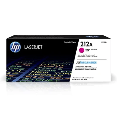 Image of HP W2123A 212A Original LaserJet Toner Cartridge, Magenta, Single Pack