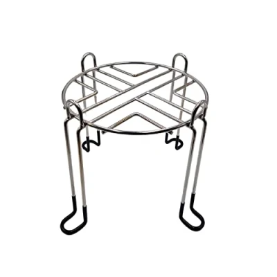 Image of Finerfilters Medium Stainless Steel Stand for British Berkefeld Gravity Water Filter System 8&quot; Tall, 245mm Width Suitable 8.5L