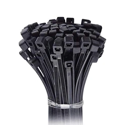 Image of 100 Pack of Black Cable Ties 300mm x 3.6mm 12&quot; Premium Tie Wraps Nylon Zip by Stormline