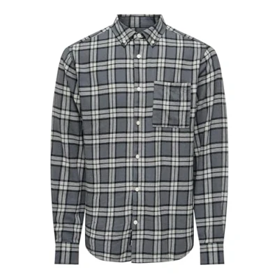Image of ONLY &amp; SONS Men&#039;s Onsral Ls Slim Check Shirt Casual, Black, S