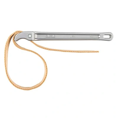 Image of RIDGID 31345 Model 2 Aluminum Strap Wrench, 5 1/2 inch OD Capacity, Red
