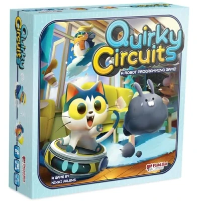Image of Plaid Hat Games Quirky Circuits Penny and Gizmo&#039;s Snow Day Board Game Ages 7+ 2 to 4 Players English