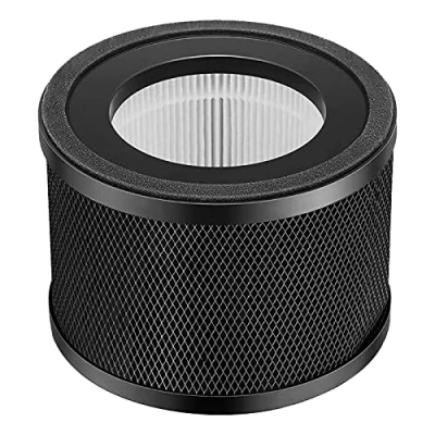 Image of HALIEVE AP001 Replacement Filter Compatible with TaoTronics TT &amp; ARVOV Air Purifier True HEPA Activated Carbon