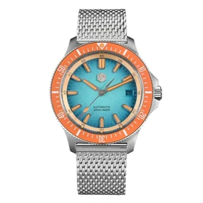 Image of San Martin SN0118G Stainless Steel Diving Watch NH35 Automatic Mechanical Fashion Waterproof Men Wristwatches, V 5, Modern