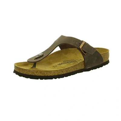 Image of Birkenstock Gizeh Oiled Nubuck Leather Unisex Sandals