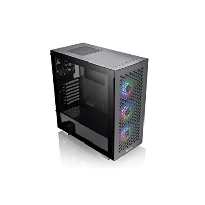 Image of Thermaltake V350 TG ARGB Air Black PC Chassis Mid Tower ATX Case 4mm Tempered Glass 4x fans including