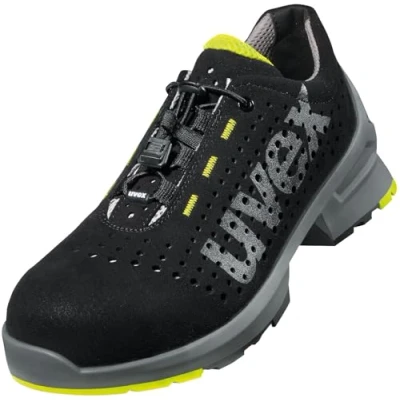 Image of Uvex 1 Work Shoe Safety Trainer S1 SRC ESD Lime/Black Size 7