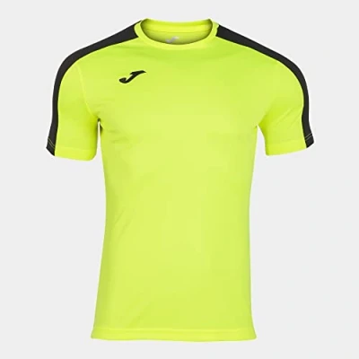 Image of Joma Academy Men&#039;s Short Sleeve Game T Shirt Yellow/Black