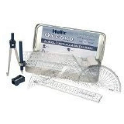 Image of 2x Helix Oxford Maths Set Tin B43000
