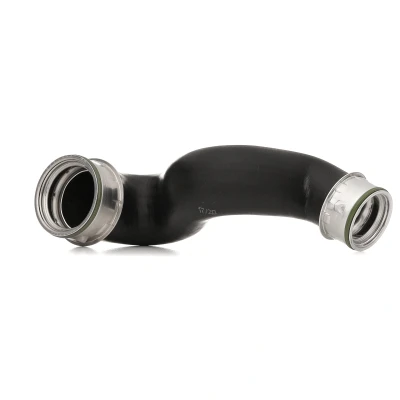 Image of 3B0145828D, 3B0145828F, 8D0145828J Turbocharger Hose FEBI BILSTEIN 49358 AEM (Ethylene Acrylate Rubber) with quick couplers