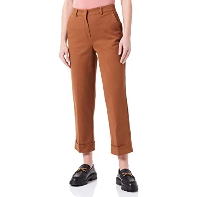 Image of Sisley Women&#039;s Trousers 4K2Z55CW6 Shorts, Burnt 11Q, 32