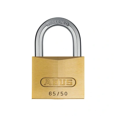 Image of Abus 65/50mm Brass Padlock Keyed Alike 6512
