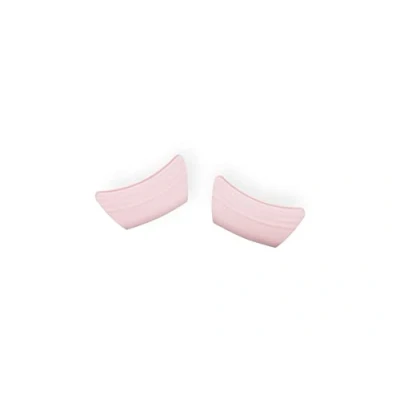 Image of Le Creuset Side Handle Grips, Set of 2, Silicone, Adaptable, Heat resistant to 250C, Powder Pink, 42813002310000