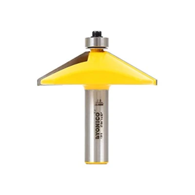 Image of Yonico 13918 60 Degree Bevel Edge Forming Router Bit 1/2 Inch Shank
