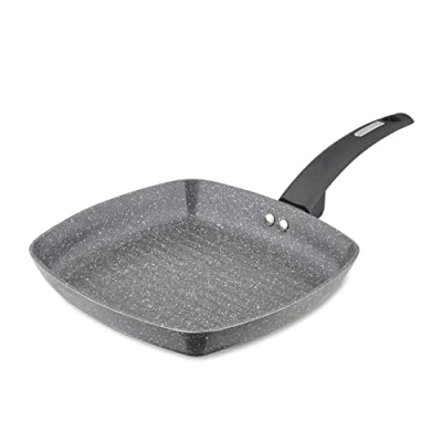Image of Tower Cerastone Forged 25cm Grill Pan Graphite