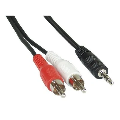 Image of InLine RCA/Audio Jack Cable 2x RCA Male to 3.5 mm 3 m
