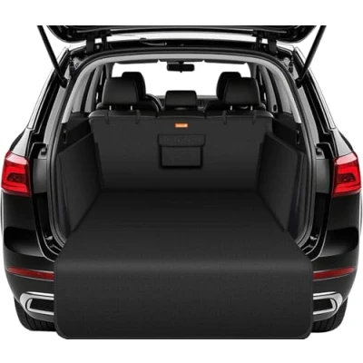 Image of Alfheim Car Boot Liner Double Deck Protector Nonslip Waterproof Durable Washable Cargo Cover Mat Travel, Universal for Truck SUV
