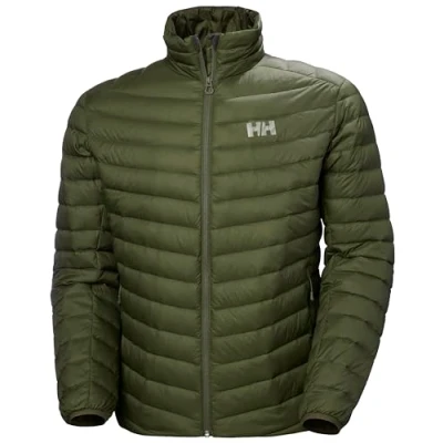 Image of Helly Hansen Mens Verglas Down Insulator Jacket, Utility Green, L