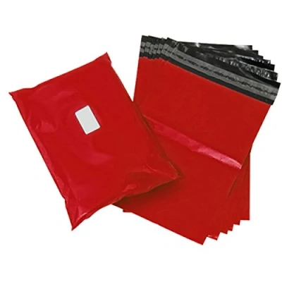 Image of Triplast 6 x 9 Inch Plastic Mailing Postal Bag Red (Pack of 500)