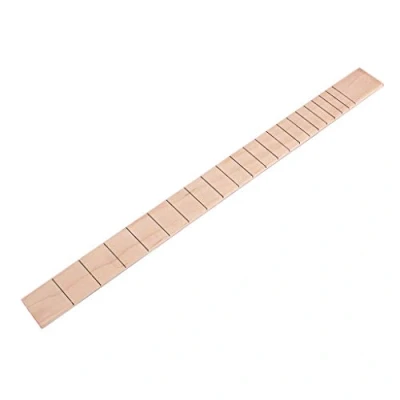 Image of Alnicov Fretboard With 21 Frets Maple Fingerboard For Three String Cigar Box Guitar Replacement