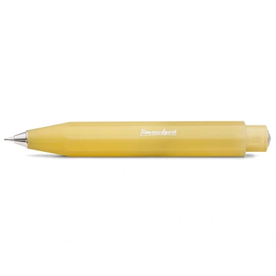 Image of Kaweco FROSTED SPORT Mechanical Pencil Sweet Banana 0.7mm HB I Exclusive with 0.7 mm Lead Refill 10.5 cm