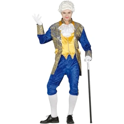 Image of FIESTAS GUIRCA Fancy dress man aristocrat count marquis blue size m