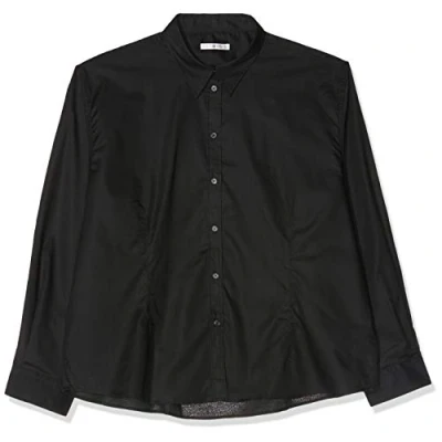 Image of Kustom Kit Women&#039;s Workwear Oxford Shirt (Long Sleeve), Black (Black Kk Blk ), 18