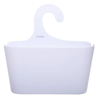 Image of Croydex PA120822 Shower Basket, White, One Size