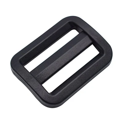 Image of KEEJEA Unisex Plastic Tri Glide 25mm Webbing Buckle Pack of 10