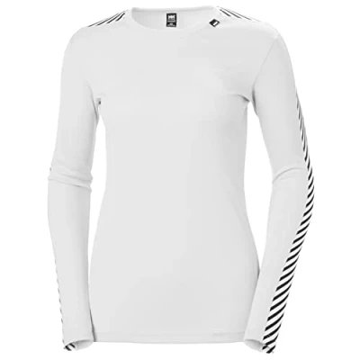 Image of Helly Hansen Womens Lifa Crew HH Base Layer Top, L, White