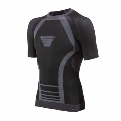Image of Risalti Thermal Tops Womens Top for Men Extreme Underwear Mens Unisex Short Sleeve, Womens, Thermals Women Seamless Made in Italy