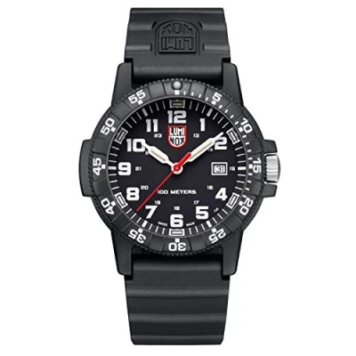 Image of Luminox Leatherback SEA Turtle Giant XS.0321.L Mens Watch 44mm Military in Black Date Function 100m Water Resistant