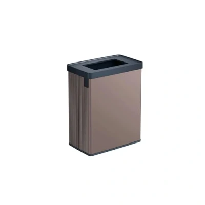Image of CURVER Verto 54L Recycling Bin, Dual Compartments, Lid, Easy Sorting, Sleek Design, Pearl Rose